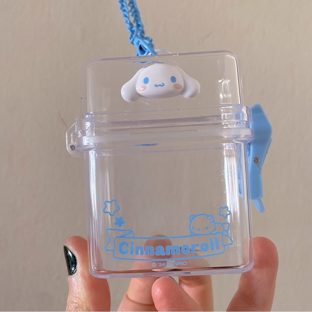 Sanrio Cinnamoroll Small Clear Keychain Case